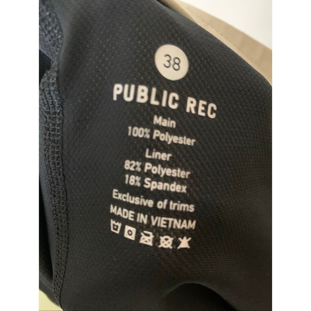 Public Rec Lined Flex Short 7.5" water resistant athletic men's size 38 NEW NWT - Picture 6 of 6